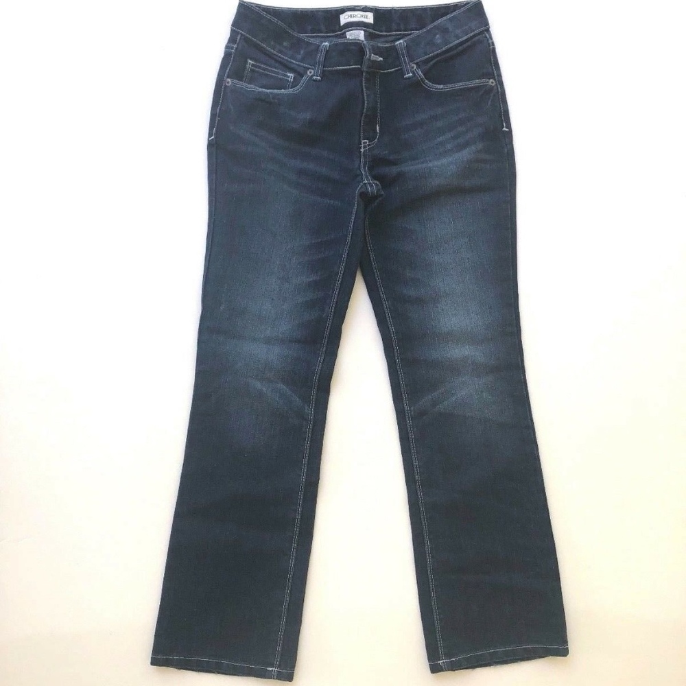 Cherokee Jeans Size 14 Dark Wash Flare Leg Skinny